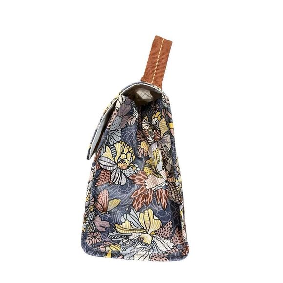 Sakroots floral flap insulated lunch bag box boho carry handle coated canvas - Picture 3 of 6